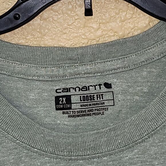 Carhartt Mens 2XL Pullover Short Sleeve Crew Neck Relaxed Fit T Shirt - Picture 2 of 9